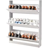Vevor Meuble à chaussures avec 3 tiroirs rabattables