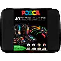 Posca Gift Case Marker Pen 40 Units Multicolore Enfants