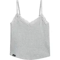 Superdry Femme Athletic Essentials Cami Top Coupe Ajustée Gris Taille: 38-40