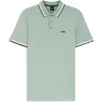 BOSS T-Shirt 'Paddy' menthe / noir / blanc