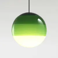 Marset Suspension , Dipping Light, dimmable, Vert, Salon / séjour, Verre, Design