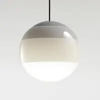 Marset Suspension , Dipping Light, dimmable, Blanc, Salon / séjour, Verre, Design