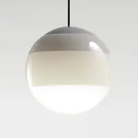 Marset Suspension , Dipping Light, dimmable, Blanc, Salon / séjour, Verre, Design