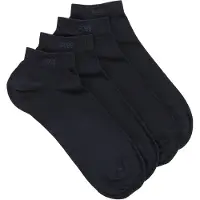 HUGO BOSS Boss 2-pack Shoeliner Finest Soft Cotton Navy Str 43-46 2 stk.
