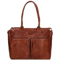 Bear design Hommes, Sac à main, CP 1657 COGNAC, Marron