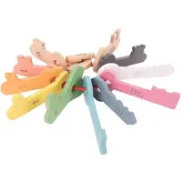 TickiT Bois Clé Arc-en-ciel Jouets éducatifs - Développement de la motricité