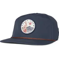 Salty Crew Stake Out 5 Panel Cap Bleu
