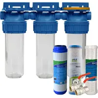 Alapure Filtre à eau de pluie avec filtre lavable