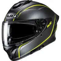 HJC C71 Quez MC3HSF Casque Intégral Mat/Noir/Jaune XS unisex