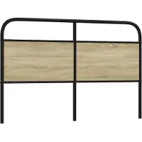 vidaXL Tête de lit de rechange en chêne Sonoma 160 cm Acier et bois composite