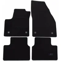 J&J AUTOMOTIVE Tapis De Sol Noir Velours - - Opel Meriva B - Sur Mesure - Antidérapant - Imperméable