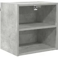 vidaXL Armoire suspendue Riga Gris béton 40 x 29,5 x 40 cm