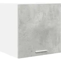 vidaXL Armoire suspendue gris béton et blanc 40 x 31 x 40 cm Bois composite