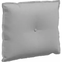 vidaXL Coussin de Dos Gris nuage 60 x 19 x 50 cm tissu