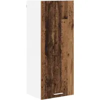 vidaXL Armoire suspendue avec porte Riga Bois Ancien 40 x 31 x 100 cm