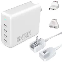 4smarts GaN Flex Pro 200 W 4 USB-C Chargeur édition voyage