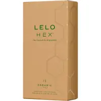 LELO Hex Organic - préservatif ultra-fin - latex naturel - boîte de 12