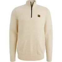PME Legend Regular Fit Pull-over TiretteBone White, Unicolore