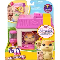 Little Live Pets Mama Surprise Minis Hamster Interactive Plush Rose Enfants