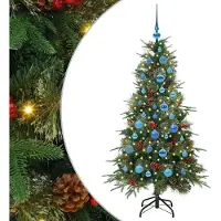 vidaXL Sapin de Noël Artificiel à Branches Articulées Vert 150 cm