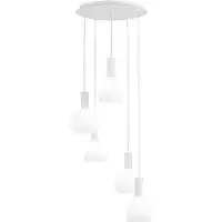 Eglo Lampe suspendue blanche Pascoa 5 lumières