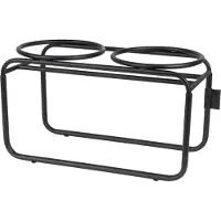 District 70 Butler Support pour Bol d'Alimentation - Chien - M - Noir