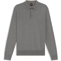 BOSS Pull en coton à col polo