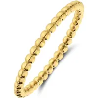 Lucardi Bague 'Glitzerndes Basic' or