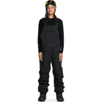 Volcom - Salopette de snowboard imperméable et respirante - Creston 3D Stretch Bib Overall W Black pour Femme - Taille M - Noir
