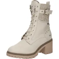Mustang Veterschoenen Hak Veterschoenen Hak - Gebroken wit - Maat 40