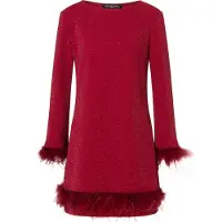 Ana alcazar Robe de cocktail 'Cilea' lie de vin