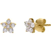 Lucardi Boucles d'oreilles 'Schick' or