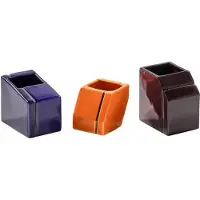 Serax Silos Lot de Bougeoirs by Plan C Mix of colors | Set of 3