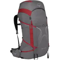 Osprey - Sac à dos de trekking - Eja Pro 55 Dale Grey/Poinsetta Red pour Femme - Taille XS/S - Gris