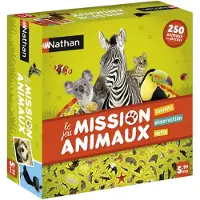 Nathan Jeu d'observation Mission Animaux