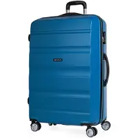 Itaca unisex. T71670-01 Grande valise de voyage à 4 roulettes XL T71670 bleu -77x48x29cm (OSFA), Casuel, ABS/Polycarbonate