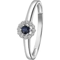 Lucardi Bague bleu / argent