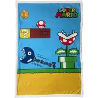 Character World Plaid Coral Ultra Doux Mario 130 x 180 cm