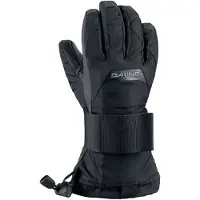 Dakine - Gants de ski imperméables et respirants - Wristguard Jr Glove Black - Taille Enfant S - Noir