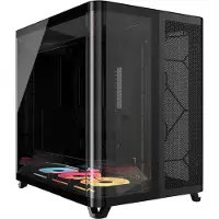 Corsair CC-9011320-WW Geh Midi AIR 5400 LX-R LINK Tempered Glass Black