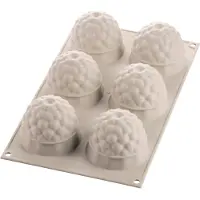 Silikomart Moule en Silicone - Segreti Del Bosco, Moule à gâteau, Gris