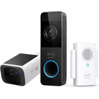 Eufy Caméra De Surveillance Solocam S220 + Sonnette Vidéo Intelligente (e8134322) Sécurité