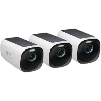 Eufy Sécurité - EUFYCAM 3 Add-on Camera - 3 Pack - Black and White, a piece, 4K wireless security c, Caméra réseau, Blanc, Noir