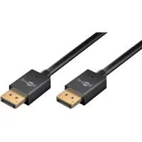 Goobay Câble DisplayPort 2.0/2.1 fin, 40 Gbit/s -