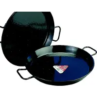Garcima Poêle à paella, Poêle + casserole, Noir