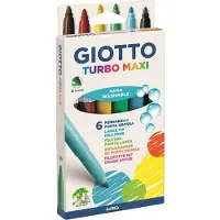 Giotto Turbo Maxi Multicolour 6 Stück(e)