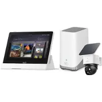 Eufy Bundle SoloCam S340 HomeBase 3 E10 Display Intelligente, Caméra réseau, Noir