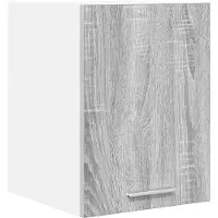 vidaXL Armoire suspendue Riga Gris Sonoma et Blanc 30 x 31 x 40 cm