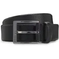 BOSS Elloy Sz35 10245762 01 Belt Noir 80 cm Homme