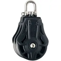 WICHARD Double Shackle Swivel Pulley 8-9 Mm Argenté 35 mm